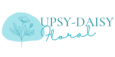 UPSY-DAISY FLORAL LOGO