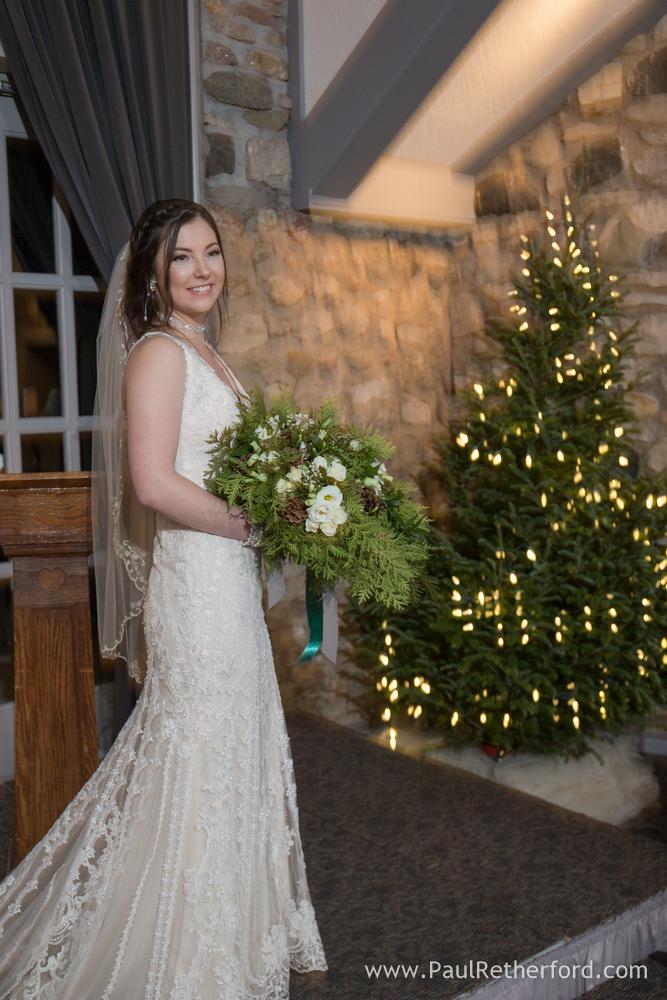 christmas wedding bouquet